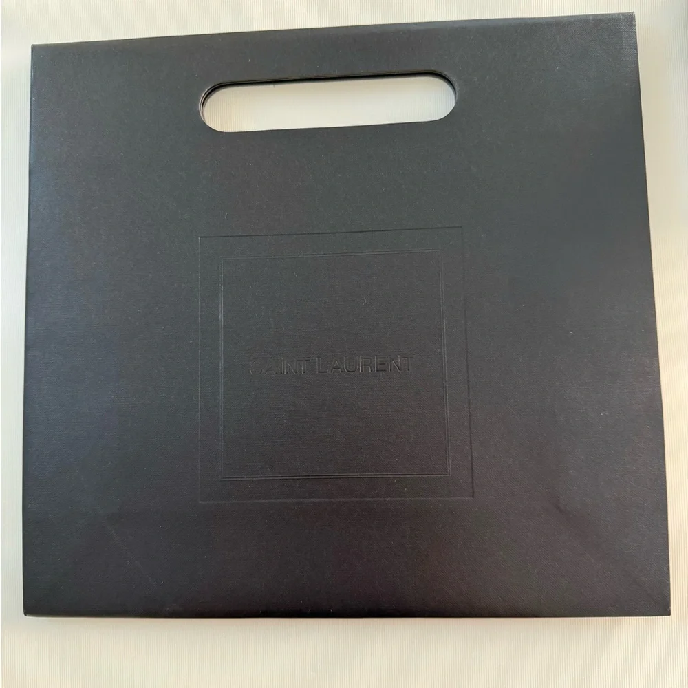 NWT YSL SAINT LAURENT OPYUM Bracelet Black lLeather Unisex🖤💝 - Picture 14 of 16
